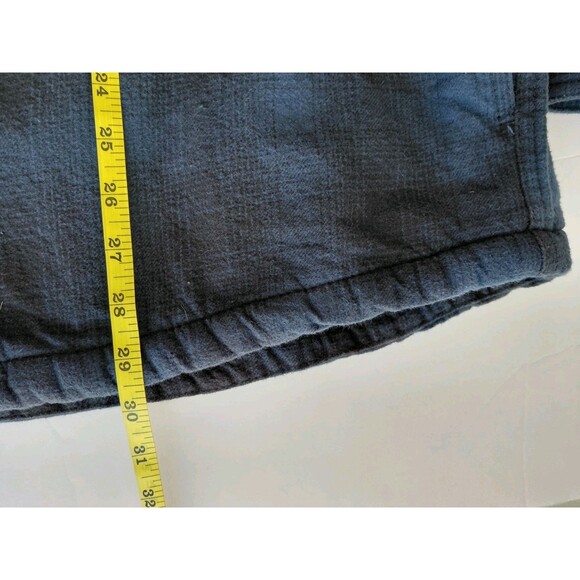 Dickies Blue And Black Plaid Flannel Sherpa Lined Work Jacket 2X - Picture 8 of 11